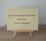 Holzschild mit Wunschtext