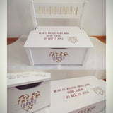 Kinder Holzbank mit Stauraum